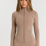 Latte Zip Jacket