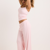 Pink Ribbed PJ Pant