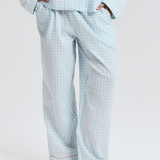 Blue Gingham Long PJ Pant