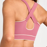 Rose Cross Back Crop