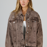 Brown Denim Jacket