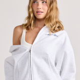 Marle Grey Zip Hoodie
