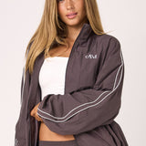 Smoke Windbreaker Jacket