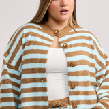 Romi Mohair Button Up Knit