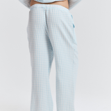 Blue Gingham Long PJ Pant