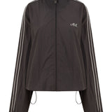 Smoke Windbreaker Jacket