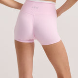 Strawberry Layered Subtle Scrunch Bike Short 4"