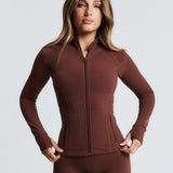 Brown Zip Jacket