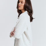 Blue Floral Long PJ Top