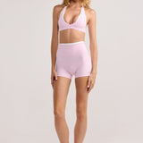 Strawberry Layered Subtle Scrunch Bike Short 4"
