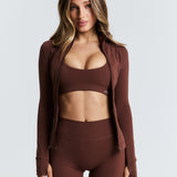Brown Zip Jacket