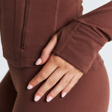 Brown Zip Jacket