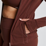 Brown Zip Jacket