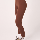 Brown Subtle Scrunch Legging