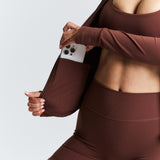 Brown Zip Jacket