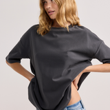 Charcoal Oversized Tee