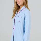 Bluebell Ribbed Long Sleeve PJ Top