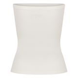 White Strapless Tank Top