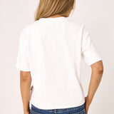 Aligned & Lucky White Tee