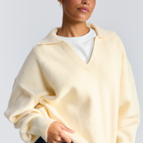 Buttercream Collared Knit