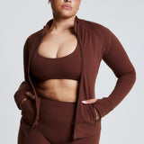 Brown Zip Jacket