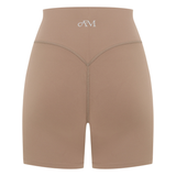 Latte Subtle Scrunch Bike Short 6"
