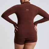 Brown Zip Jacket
