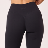 Black Subtle Scrunch Legging