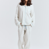 Blue Floral Long PJ Pants