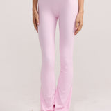 Strawberry Layered Subtle Scrunch Flared Legging
