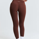 Brown Subtle Scrunch Legging