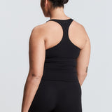 Black Built-in-Bra Tank