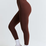 Brown Subtle Scrunch Legging