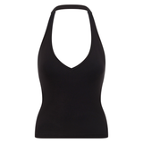 Black Halter Top