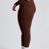 Brown Subtle Scrunch Legging
