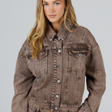 Brown Denim Jacket