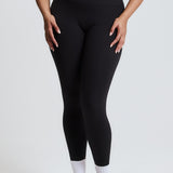 Black Subtle Scrunch Legging