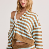 Romi Mohair Button Up Knit