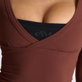 Black Thin Strap Crop