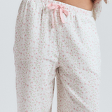 Pink Floral Long PJ Pants