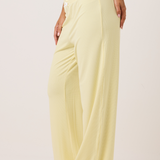 Yellow Ribbed PJ Pant