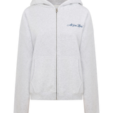 Marle Grey Zip Hoodie