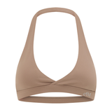 Latte Micro Halter Crop