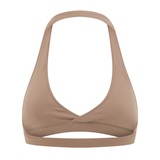 Latte Micro Halter Crop