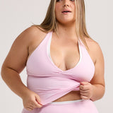 Strawberry Layered Halter Top