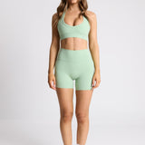 Matcha Halter Crop