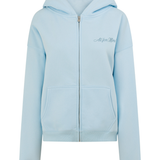 Baby Blue Zip Hoodie