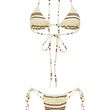 Kora Lemon Stripe Bikini Bottom