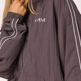 Smoke Windbreaker Jacket