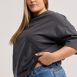 Charcoal Oversized Tee